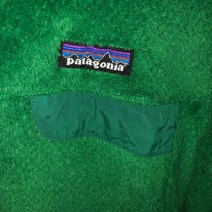 Women’s M fleece pullover. Emerald Green Patagonia